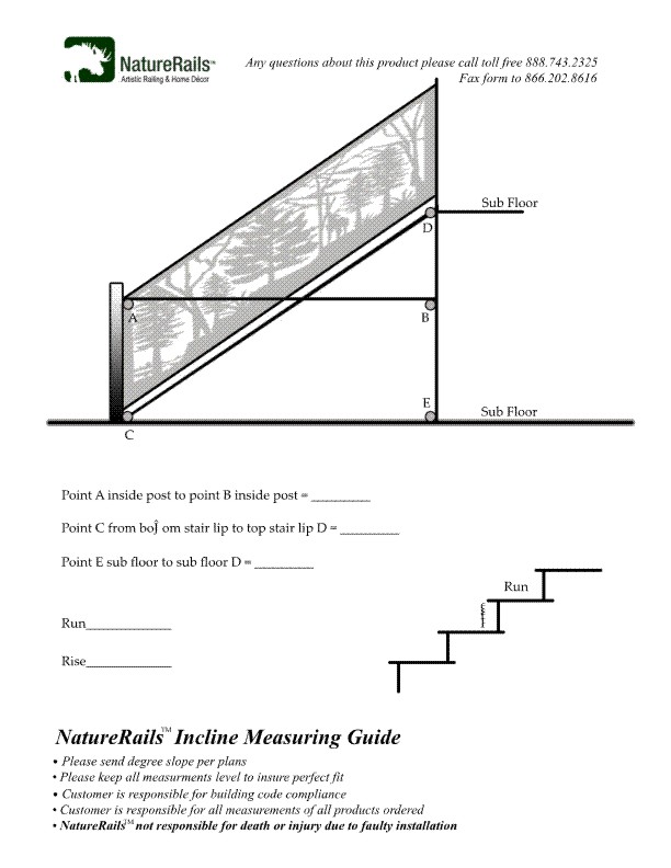 staircase railing designs. Incline Stair Railing