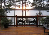 Porch Railing with Deer
