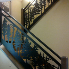custom-stair-railing-balcony-tree-landscape-art-1