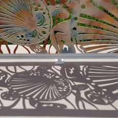 Turtle decor railing for the rooftop in Aluminum