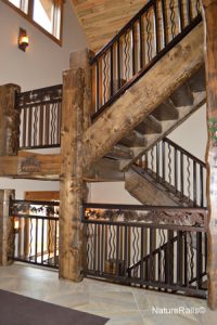 Custom Design Railing Deck Stairs Balcony Rails Wildlife