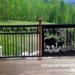Decorative Deck Railing - Moose in PA