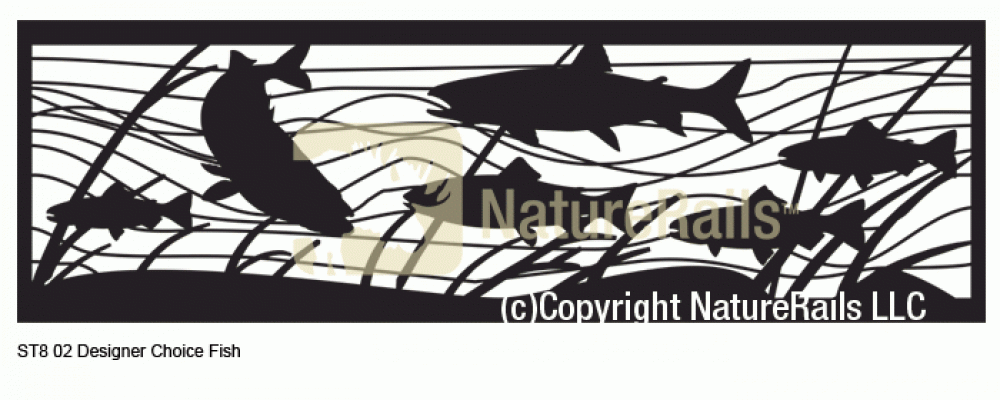 Wildlife Railing Panel Insert for 30x96 inch Decorative Metal Art - Image 12