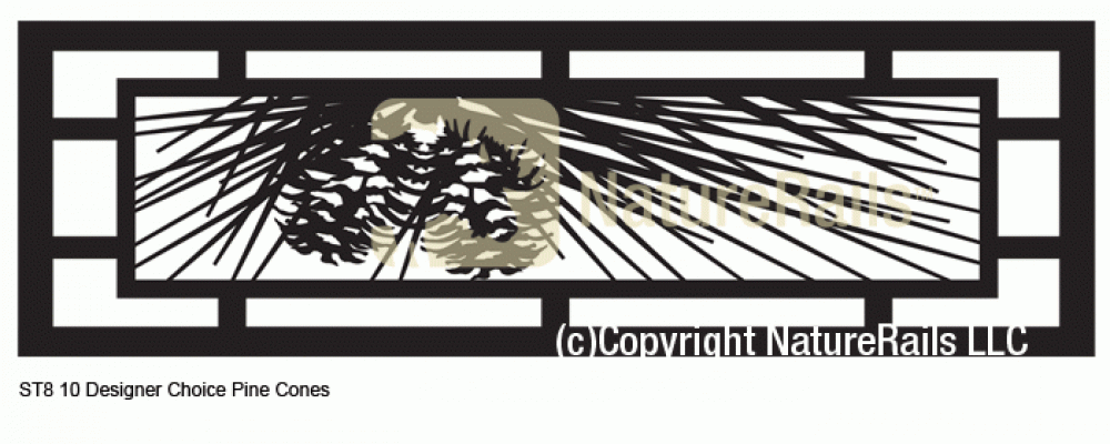 Wildlife Railing Panel Insert for 30x96 inch Decorative Metal Art - Image 6