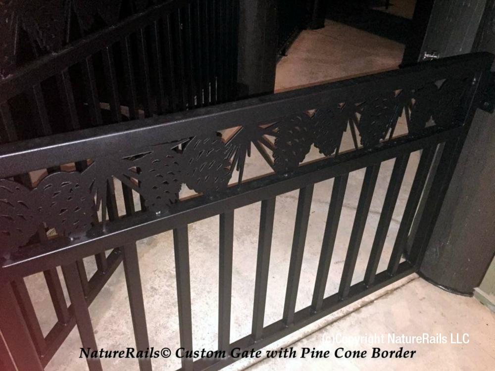 custom-gate-pine-cone-border-and-spindles